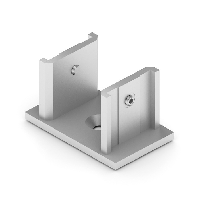 Крепление стеновое, Серебро матовое