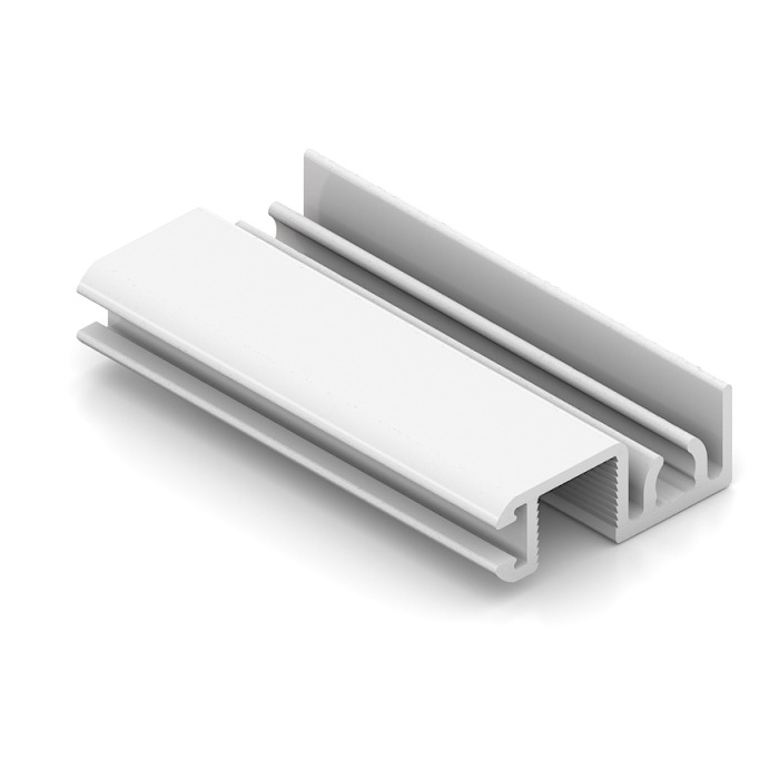 Рамка узкая SLIM декор, Белый глянец