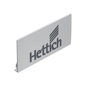 ЗАГЛУШКА НА БОКОВИНУ AVANTECH YOU,С ЛОГОТИПОМ HETTICH, СЕРЕБРИСТАЯ