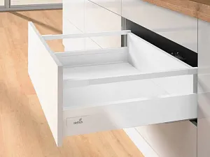 КОМПЛЕКТ КОРОБА INNOTECH ATIRA ПОЛН. ВЫДВ. С PUSH TO OPEN, H144, NL420, РЕЛИНГИ, БЕЛЫЙ