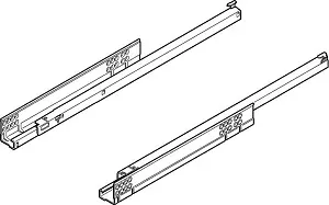 550H5500B TANDEMMPZN Комплект направляющих Tandem BLUMOTION частичного выдвижения с доводчиком 550 м