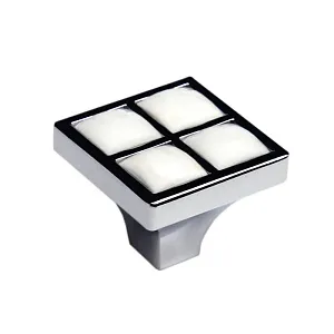 Мебельная ручка CRYSTAL RC411CP/CrW.4