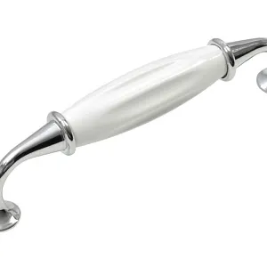 Мебельная ручка TRINITY RS110CP.4/128/W