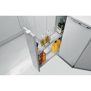 ВЫДВИЖНАЯ КОРЗИНА CARGO IQ PLUS 150, СЕРЕБРИСТАЯ