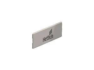 ЗАГЛУШКА НА БОКОВИНУ INNOTECH ATIRA,С ЛОГОТИПОМ HETTICH,ПОД НЕРЖ. СТАЛЬ