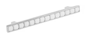 Мебельная ручка CRYSTAL RS420CP/CrW.4/96