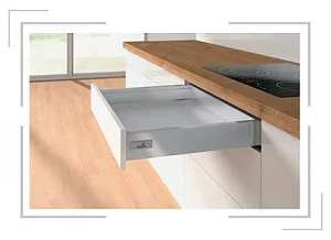 КОМПЛЕКТ ЯЩИКА INNOTECH ATIRA ЧАСТИЧ. ВЫДВ. С SILENT SYSTEM, H70,NL520,СЕРЫЙ