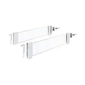 Комплект надставок на боковину DesignSide InnoTech Atira,NL5 20,H176,стекло,прозрачн/белый