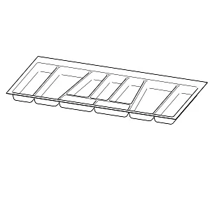 ОРГАНИЗАЦИЯ ORGATRAY 740, NL450, B900, СЕРЕБРИСТАЯ