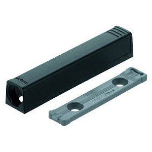 956A1201 TIP-AP V50 CS Держатель TIP-ON для дверей, длинный вариант, прям., саморезы, черный