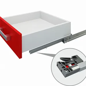 Направляющие скрытого монтажа В-Slide DB8982Zn/450