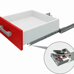 Направляющие скрытого монтажа В-Slide DB8981Zn/450